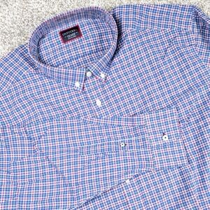 UNTUCKit NWT St. Macaire Plaid Button Down Shirt Long Sleeve Mens‎ XXX-Large